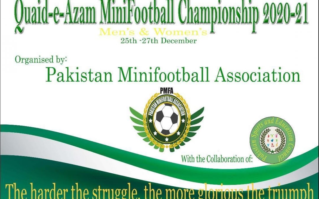 The Pakistan Minifootball Association organizes a men and women championship