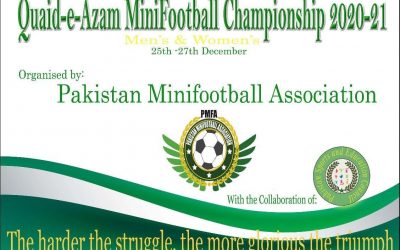 The Pakistan Minifootball Association organizes a men and women championship