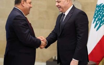 🇱🇧 رئيس الجمهورية اللبنانية يكرّم منتخب لبنان للسيدات في الميني فوتبول